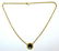 BVLGARI Italy 18k Yellow Gold & Onyx Necklace Modern