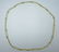 14k Yellow Gold White Sapphire Box Chain Necklace - 3