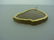 GUCCI 18K 750 YELLOW GOLD BROWN ONYX PENDANT LARGE - 7