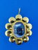 WHIMSICAL 18k Yellow Gold & Amethyst Flower Pendant