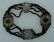 Antique 3 CAMEO MEDALLIONS on 5-STRAND GARNET BEAD - 9