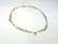 18k YELLOW GOLD CHAIN NECKLACE WITH BLACK 6c DIAMONDS - 2