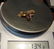 14k Bug Insect Fly Necklace with Amethyst, Opal & - 5