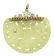 C.1940 CARVED JADE 14K YELLOW GOLD BIG VINTAGE PENDANT