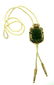 UNIQUE C.1950 VINTAGE CARVED JADE PENDANT 14K YELLOW