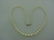 BEAUTIFUL PEARL NECKLACE STRAND 10K WHITE GOLD CLASP - 3
