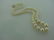 BEAUTIFUL PEARL NECKLACE STRAND 10K WHITE GOLD CLASP - 8