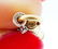 Platinum Pearl Watch Chain with 14k Yellow Gold Clasp - 4