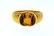 LOVELY Bulgari 18k Yellow Gold & Citrine Ring Circa
