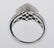 18k White Gold Diamond Ruby Ring - 6