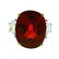 MODERN 18k White & Yellow Gold, Spessartine Garnet &
