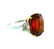 MODERN 18k White & Yellow Gold, Spessartine Garnet & - 2