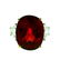MODERN 18k White & Yellow Gold, Spessartine Garnet & - 3