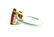 MODERN 18k White & Yellow Gold, Spessartine Garnet & - 6