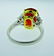 MODERN 18k White & Yellow Gold, Spessartine Garnet & - 7