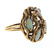 WOW 14k Yellow Gold, Diamond & Opal Ring Circa 1960! - 2