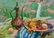Oil painting Cumgan and fruits Tepeta Miacheslav