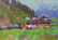 Oil painting Under the mountain Tepeta Miacheslav