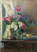 Oil painting Tulips and lilacs Adalbert Mikhailovich