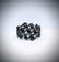 925 SS Black Onyx and Smoky Quartz Sz 7 Ring