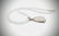 Beaded White Onyx Necklace w Rose Quartz Pendant - 2