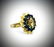 Diamond, Citrine and Moonstone Sz 7 Ring - 2