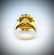 Diamond, Citrine and Moonstone Sz 7 Ring - 3