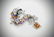Dragon Brooch w Jade, Jasper, Violet Jade, Yellow - 3
