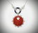 Necklace and Engraved Jasper Pendant w Jade and Black - 2