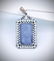 Necklace and Engraved Violet Jade Pendant w Amethyst & - 3