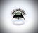 Sterling Silver Sz 7 Jade Cocktail Ring w Melanite & - 4