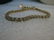 14kt Gold Diamond Tennis Bracelet, 48 diamonds, 7.25", - 4