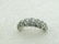 Vintage 14kt Diamond Band Ring, 54 Diamonds, Sz. 6, - 4