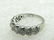 Vintage 14kt Diamond Band Ring, 54 Diamonds, Sz. 6, - 6