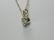 14kt Diamond Solitaire Necklace, .33 ctw, 15", 1.12 gr. - 3