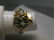 Vintage 14kt Opal Ring, Floral Setting, 1960's, sz. - 6
