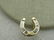 14kt Diamond Horseshoe Necklace Floating Solitaire, - 15