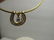 14kt Diamond Horseshoe Necklace Floating Solitaire, - 19