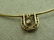 14kt Diamond Horseshoe Necklace Floating Solitaire, - 8