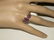 14kt Gold Multi Stone Ring, 9 Marquise Amethyst Stones, - 9