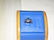 14Kt Diamond Sapphire Ring - White Gold - Vintage - - 9
