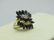 10kt Blue Marquise Spinel Ring With Diamonds TCW of 1.7 - 2