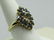 10kt Blue Marquise Spinel Ring With Diamonds TCW of 1.7 - 6