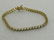 14kt Gold Diamond Tennis Bracelet, 1.44 tcw, 7.25" - 5