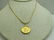 Vintage 24kt Heraclius Coin Necklace, 22", 610-641 AD, - 2