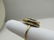 Vintage 14kt Victorian Themed Camphor Glass Ring, - 8