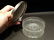 Glass Victorian Powder Jar w Ornate Silver Lid - 3