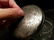 Glass Victorian Powder Jar w Ornate Silver Lid - 8