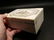Folk Art Sail Ship Scrimshaw Etched Bone & Wood Trinket - 8