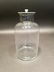 Pharmacy Apothecary Glass Jar Bottle w Lid - 10